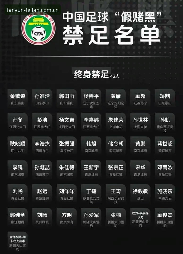 看懂足协第三批禁足名单的实用指南——非凡体育官网深度解读