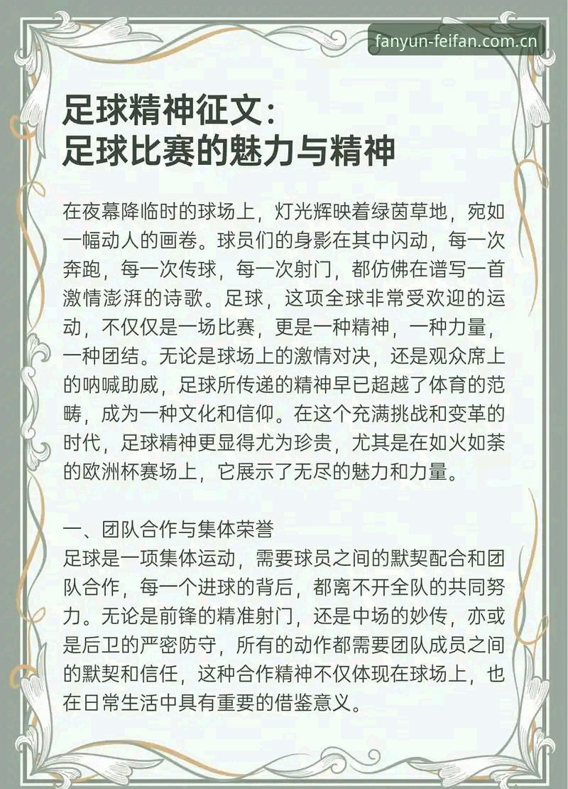 揭秘非凡体育足球联赛：资深用户才知道的那些观赛真相